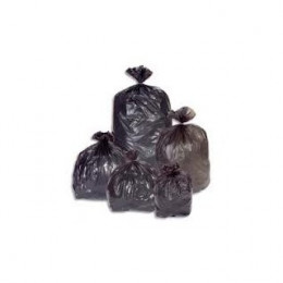 Sac poubelle 130L noir BD 55microns/25 sacs
