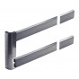Profilé longitudinal anti-encastrement latérale 100x30x2500 Aluminium