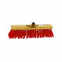 Balai cantonnier pvc rouge 40CM (manche 123961: HYG007)
