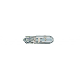 AMPOULE TEMOIN CULOT PVC GRIS VERRE 86319Z 24V1.2W BAX8.5d/2 